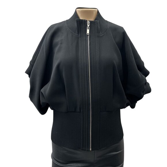 Louis Vuitton Jackets & Blazers - Louis Vuitton Uniforms Black No Sleeve Dolman Zip Front Jacket Womens 42/S NWT
